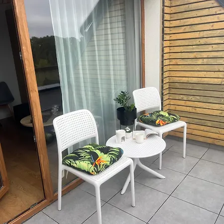 公寓 Niebieski Centrum W Budynku Z Restauracja