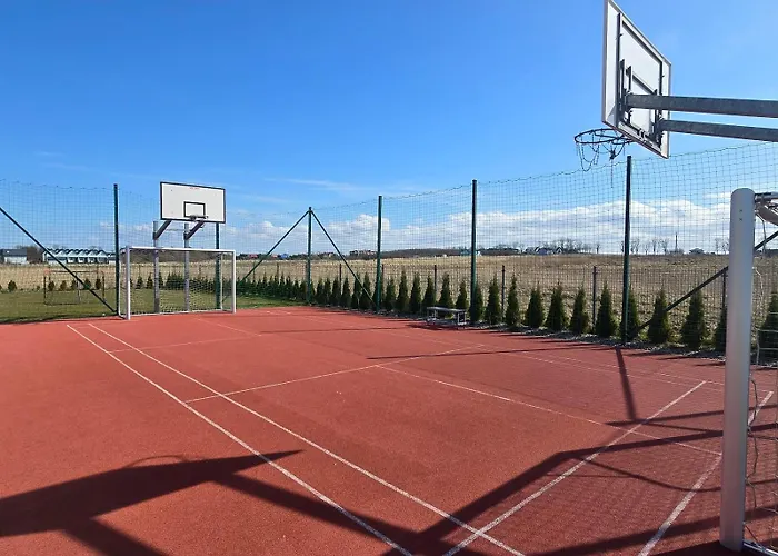 Niebieski Centrum W Budynku Z Restauracja Apartment *